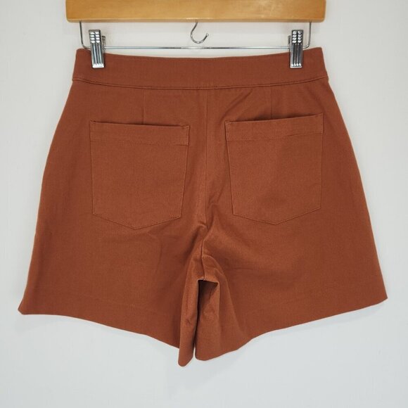 SPANX Polished On The Go Shorts Women's XS Bronze Glow Pull On Stretch 20370R - Picture 2 of 11